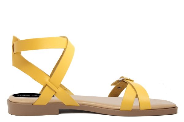 Sandalias FAME23_23112MQH_GIALLO EU 37 - Imagen 3