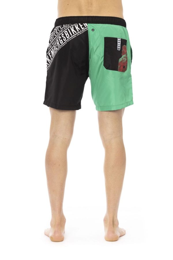 Bañador BKK1MBM09_GREEN&BLACK XXL - Imagen 3