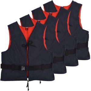 Ayudas a la flotabilidad 4 piezas 50 N 30-50 kg azul marino