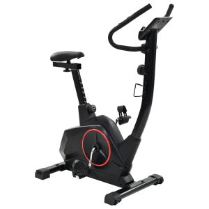 Bicicleta estática magnética con medición de pulso.