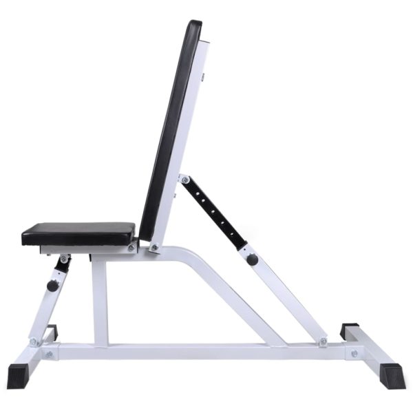 Banco de musculación con juego de barras y mancuernas 30,5 kg. - Imagen 2