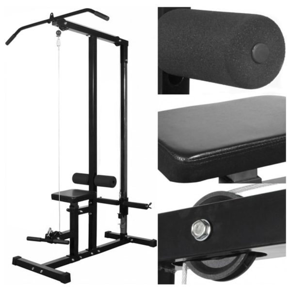 Torre de musculación con juego de barras y mancuernas 30,5 kg - Imagen 2