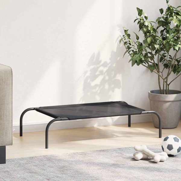 Cama elevada para perros Negro S Textileno - Imagen 2