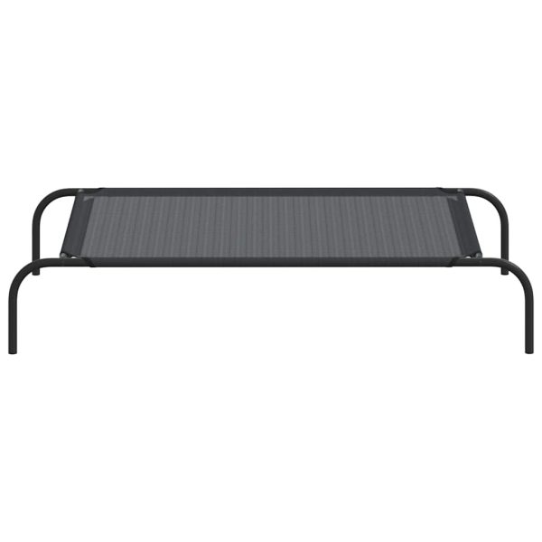 Cama elevada para perros Negro L Textileno - Imagen 3