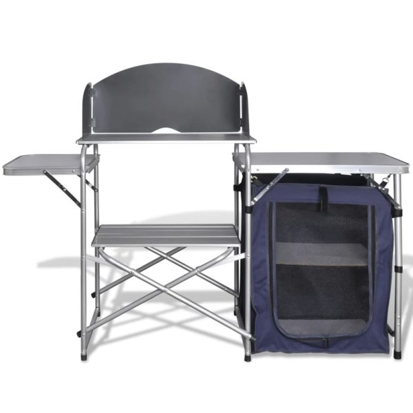 Unidad de cocina de camping plegable con parabrisas de aluminio - Imagen 3