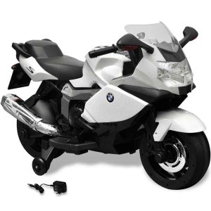 Moto eléctrica para niños BMW 283 - blanca 6V