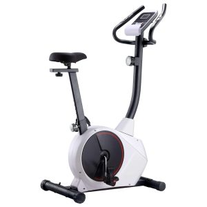 Bicicleta estática magnética con medición de pulso.