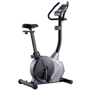 Bicicleta estática magnética con medición de pulso.