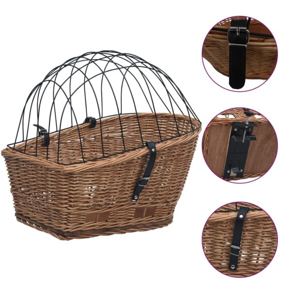Cesta trasera para bicicleta 55x31x36 cm sauce auténtico - Imagen 2