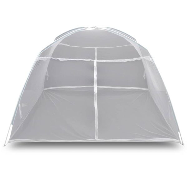 Tienda de campaña 200x150x145 cm fibra de vidrio blanca - Imagen 2