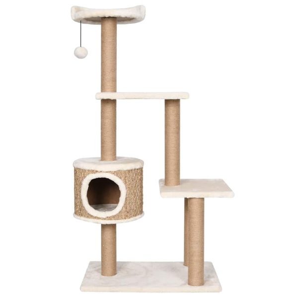 Rascador para gatos con rascador 123 cm de algas marinas - Imagen 3