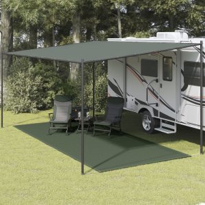 Estera de camping para tienda de PEAD 250x550 cm verde oscuro
