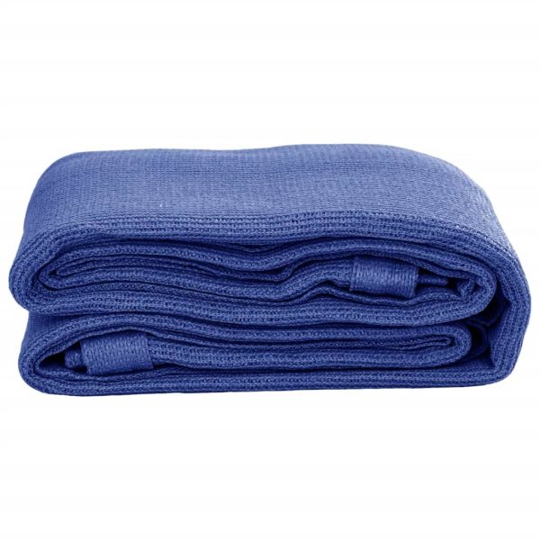 Estera de camping para tienda de campaña HDPE 200x400 cm azul - Imagen 2