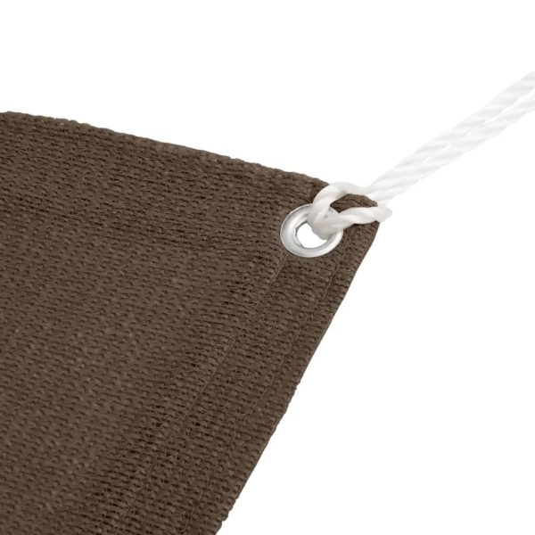 Estera de camping para tienda de campaña 250x350 cm marrón - Imagen 3
