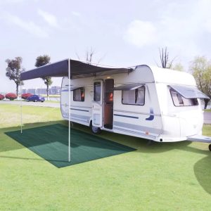Estera de camping para tienda de campaña 250x450 cm verde