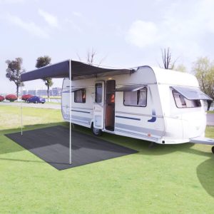 Alfombra de camping para tienda de campaña 250x450 cm antracita