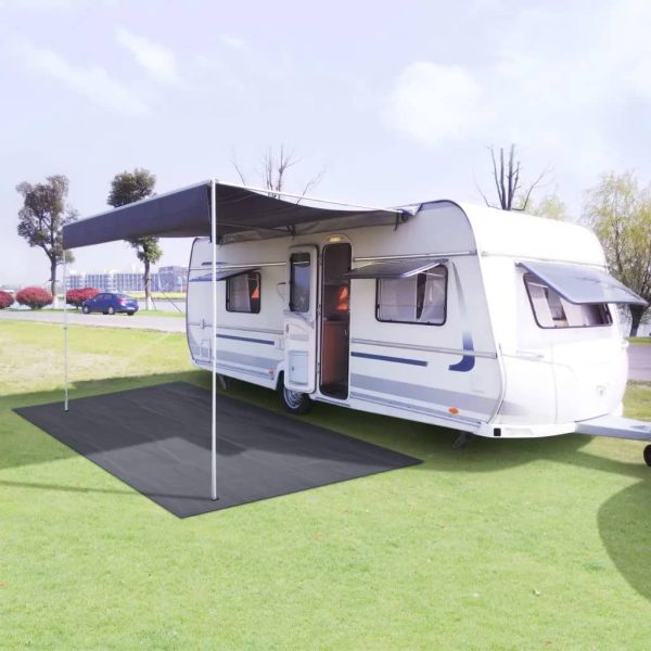 Alfombra de camping para tienda de campaña 250x550 cm antracita