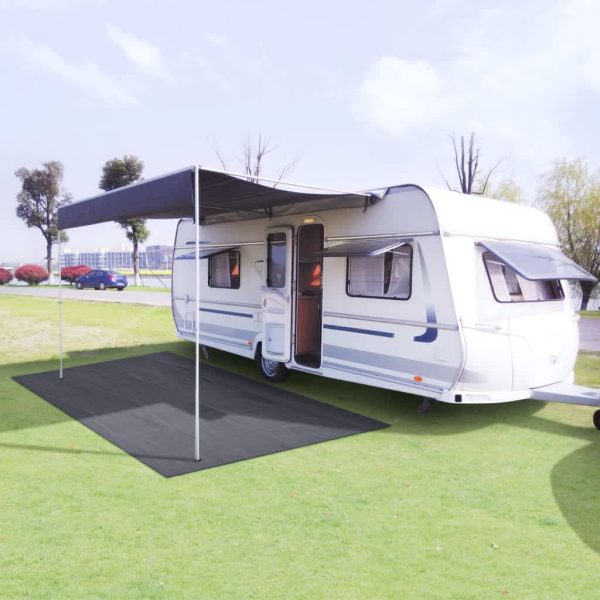 Alfombra de camping para tienda de campaña 250x600 cm antracita