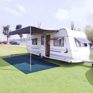 Estera de camping para tienda de campaña 300x400 cm azul
