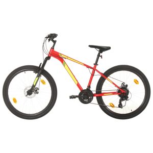 Bicicleta de montaña 21 velocidades rueda 27,5" 38 cm rojo