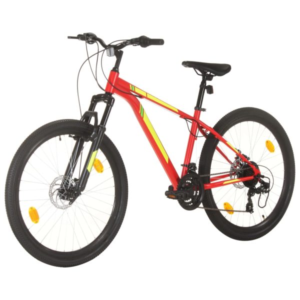 Bicicleta de montaña 21 velocidades rueda 27,5" 38 cm rojo - Imagen 2
