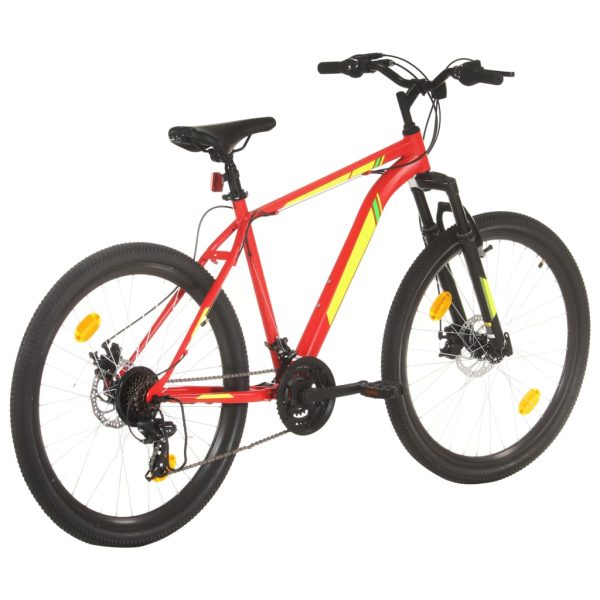 Bicicleta de montaña 21 velocidades rueda 27,5" 42 cm rojo - Imagen 3