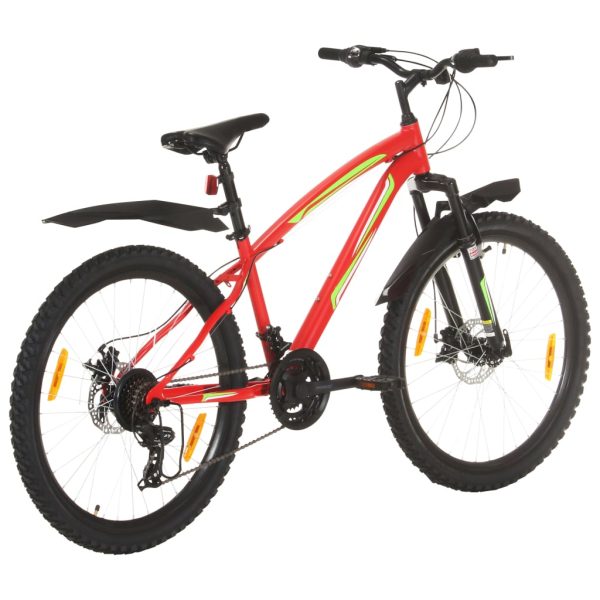 Bicicleta de montaña 21 velocidades rueda 26" 42 cm rojo - Imagen 3