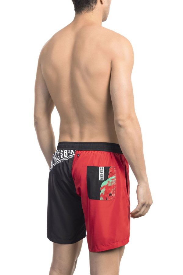 Bañadores BKK1MBM09_RED&BLACK S - Imagen 2