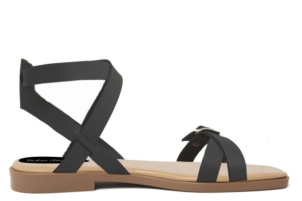 Sandalias FAME23_23112MQH_NERO UE 40 - Imagen 3