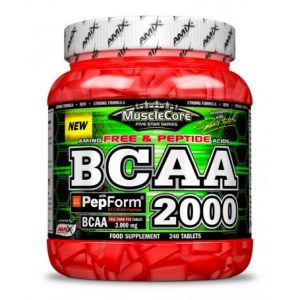 BCAA 2000 con Pepform 240 pastillas Amix Musclecore