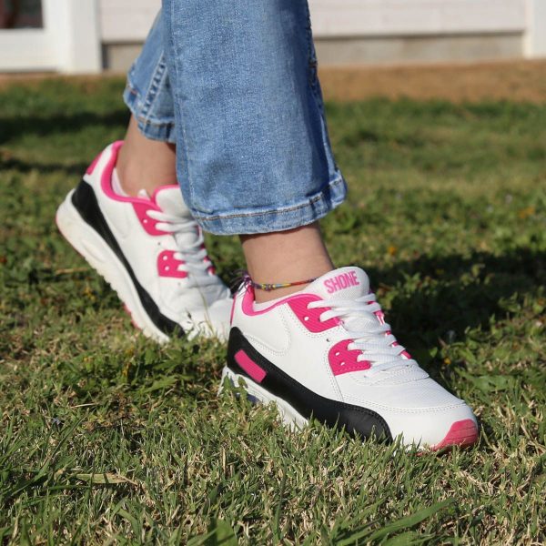 Zapatillas 005-001_LACES-BLANCO-FUXIA EU 35 - Imagen 2