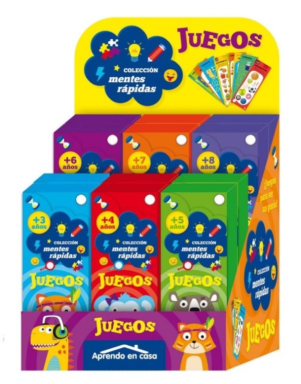 DISPLAY 24 JUEGOS MENTES RAPIDAS