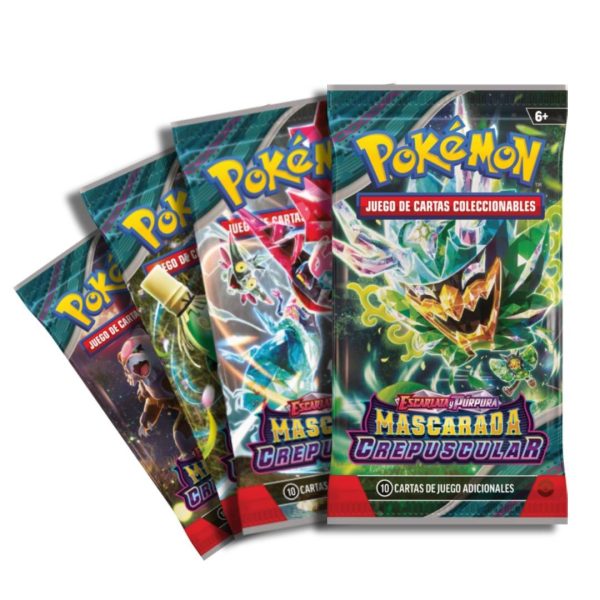DISPLAY 36 SOBRES POKEMON MASCARADA CREPUSCULAR - Imagen 3